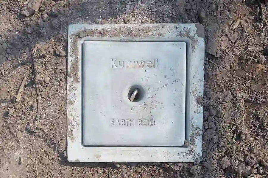 Hố kiểm tra tiếp địa bằng bê tông