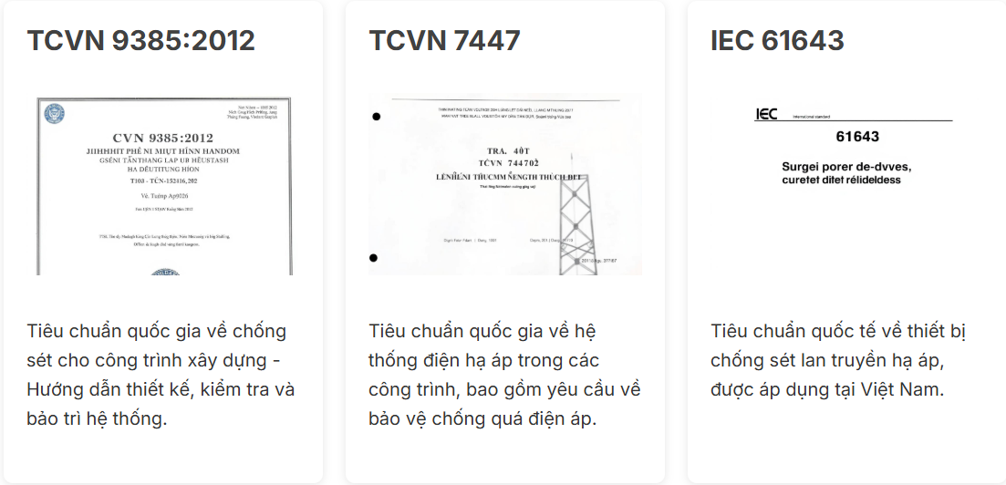 Bộ Cắt Sét Lan Truyền Là Gì? Nguyên Lý & Ứng Dụng Thực Tế 12 tieu chuan