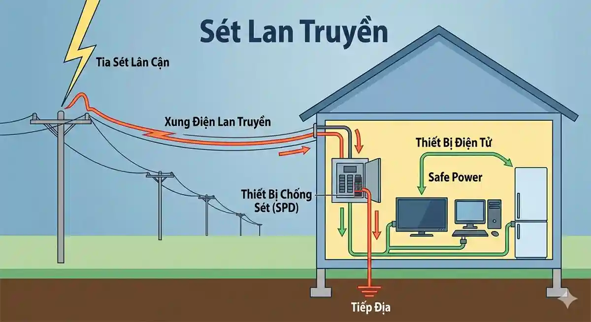 Sét Lan Truyền Là Gì