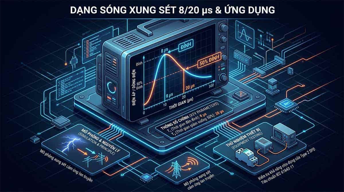 Dòng Xung 8/20µs Là Gì